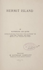 Cover of: Hermit Island by Katharine Lee Bates