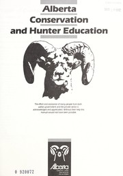 Cover of: Alberta conservation and hunter education