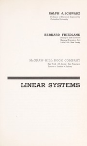 Cover of: Linear Systems (Electrical & Electronic Engineering) | Ralph Schwarz