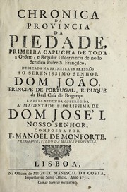 Chronica da Provincia da Piedade by Manoel de Monforte