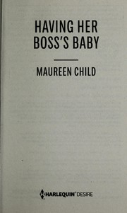 Cover of: Having her boss's baby