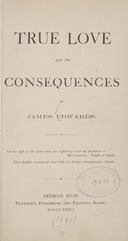 Cover of: True love and its consequences