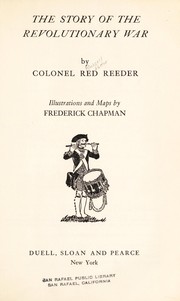 Cover of: The story of the Revolutionary War