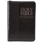 Holy Bible King James Version - Black zipper cover by none listed