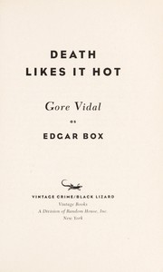 Cover of: Death likes it hot by Gore Vidal