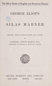 Cover of: George Eliot's Silas Marner by George Eliot
