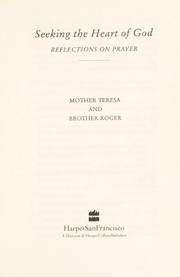 Seeking the heart of God by Saint Mother Teresa
