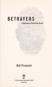 Cover of: Betrayers by Bill Pronzini