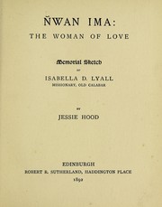 Cover of: Ñwan Ima, the woman of love by Jessie Hood, Jessie Hood