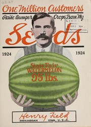 Cover of: One million customers raise bumper crops from my seeds by Henry Field Seed & Nursery Co