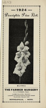 Cover of: 1924 descriptive price list