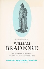 Cover of: A colony leader: William Bradford
