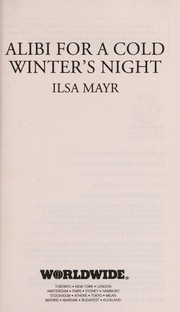 Cover of: Alibi for a cold winter's night
