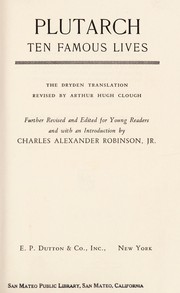 Cover of: Ten famous lives.