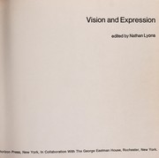 Cover of: Vision and expression. by Nathan Lyons