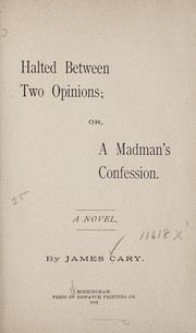 Cover of: Halted between two opinions