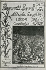 Cover of: 1924 catalogue by Everett Seed Company
