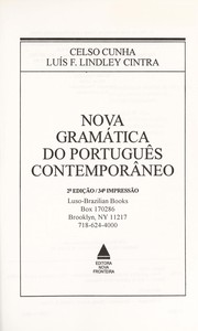 Cover of: Nova grama tica do portugue s contempora neo