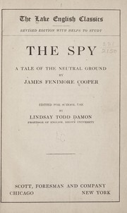 Cover of: The spy by James Fenimore Cooper