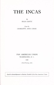 Cover of: The Incas by Delia Goetz