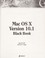 Cover of: Mac OS X version 10.1 Black book