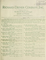 Richard Diener Company Inc., originators of the world's finest and largest gladioli and petunias by Richard Diener Company