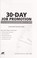 Cover of: 30-day job promotion : build a powerful promotion plan in a month