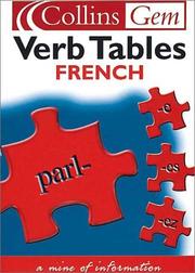 Cover of: French Verb Tables by 