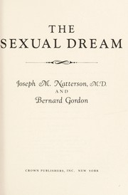 The sexual dream by Joseph M. Natterson