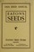 Cover of: 1924 seed annual