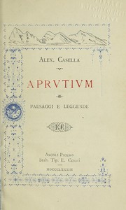 Cover of: Aprvtivm by Alessandro Casella