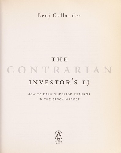 The contrarian investor