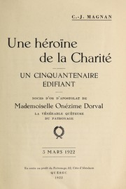 Cover of: Une héroïne de la charité by Charles Joseph Magnan