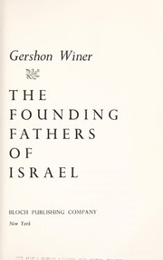 Cover of: The founding fathers of Israel.