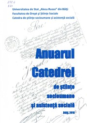 Cover of: Anuarul Catedrei de ştiinţe socioumane şi asistenţă socială, 2015-2016 by 