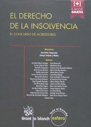 Cover of: El derecho de la insolvencia: el concurso de acreedores