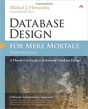 Cover of: Database Design for Mere Mortals