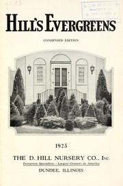 Cover of: Hill's evergreens: 1925
