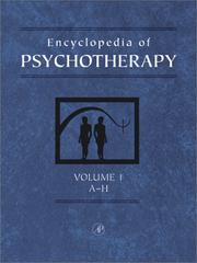 Cover of: Encyclopedia of Psychotherapy, Two-Volume Set by 
