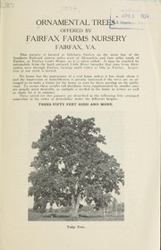 Cover of: Ornamental trees