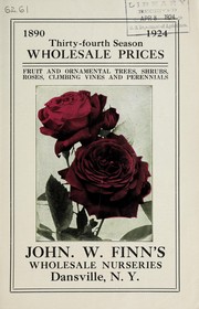 Cover of: Thirty-fourth season: wholesale prices, 1890-1924