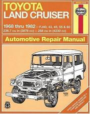 Cover of: Toyota Land Cruiser, 1968-1982 | John Harold Haynes