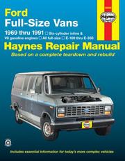 Cover of: Ford full-size vans automotive repair manual by Curt Choate