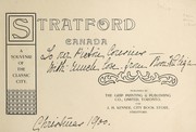 Cover of: Stratford, Canada: a souvenir of the Classic City