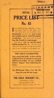 Cover of: Retail price list: no. 45