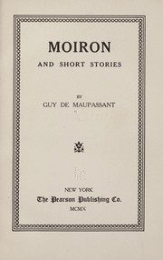 Cover of: Moiron by Guy de Maupassant
