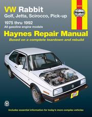 Cover of: VW Rabbit, Jetta, Scirocco and Pickup, 1975-1992 | John Harold Haynes