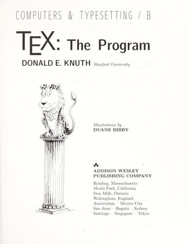TeX : the program by 