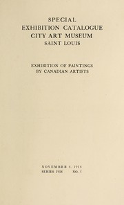 Cover of: Special exhibition catalogue, City Art Museum, Saint Louis by City Art Museum of St. Louis