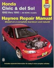 Cover of: Honda Civic & del sol | John Harold Haynes